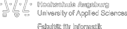Logo der Fakultät für Informatik der Hochschule Augsburg